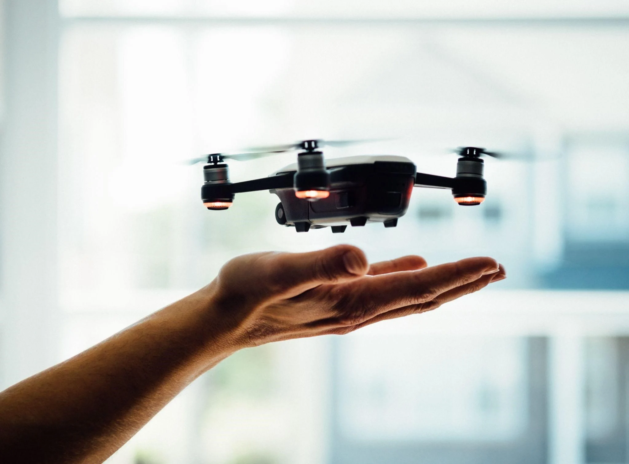 Flying drones and camera movements