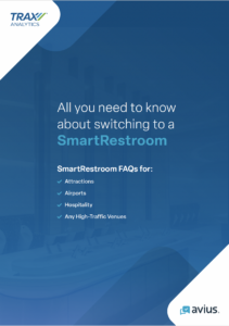 TRAX Analytics smart restroom monitoring dashboard screenshot